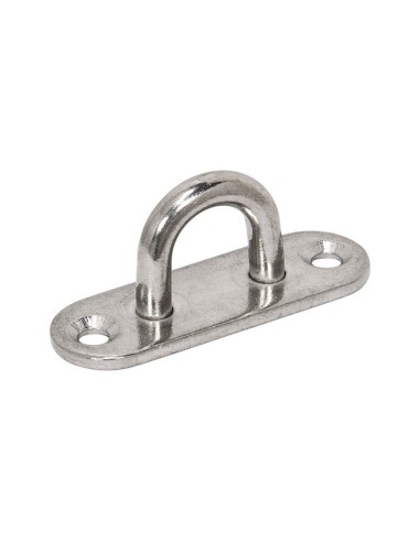 PLACA OVAL 6MM. A4 INOX A316. 10 unid.