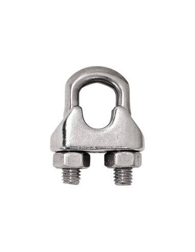 SUJETACABLE DIN 741 10MM.  INOX A31 10 u