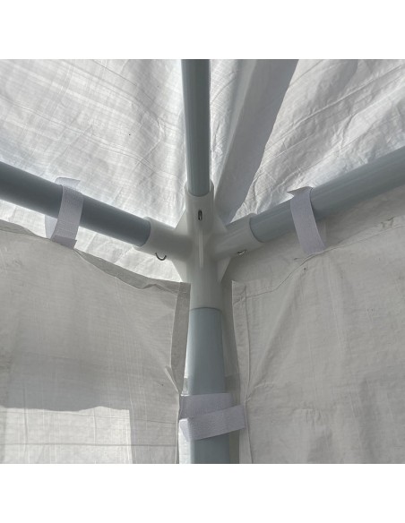 CARPA RAFIA BLANCA 3X6 M.