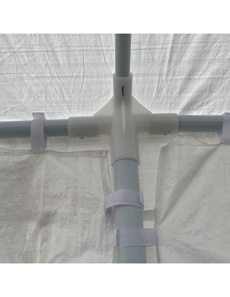 CARPA RAFIA BLANCA 3X6 M.