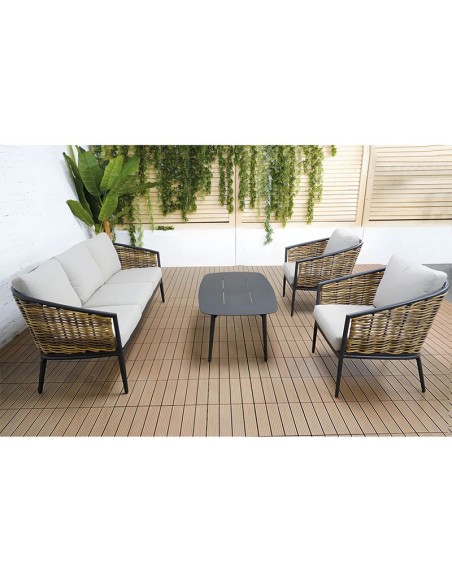 SET JARDIN  BAYLOR 4 PIEZAS