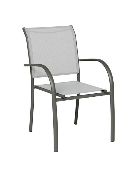 SILLA ALUM/ACERO TEXTIL.GRAFITO/GRIS