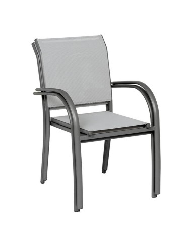 SILLA ALUM/ACERO TEXTIL.GRAFITO/GRIS