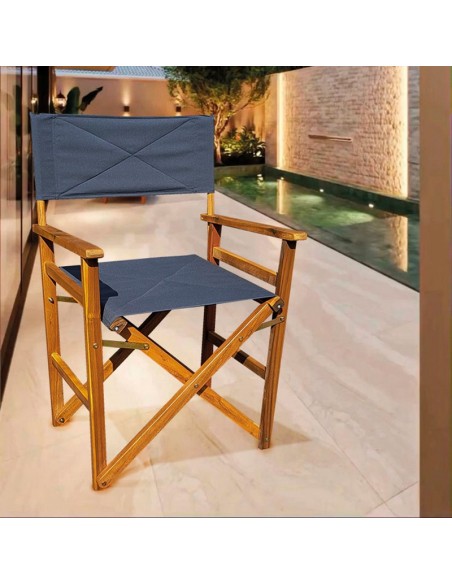 SILLÓN DIRECTOR MADERA ACACIA. 2 UDS