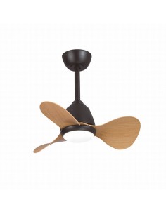 VENTILADOR TECHO LED NEGRO HABITEX 33BK