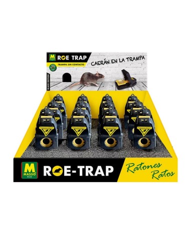 EXPOSITOR ROE-TRAP TRAMPA RATONES 12UN
