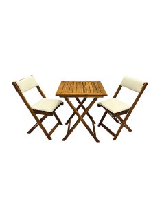 SET BALCÓN CLASSIC MADERA 3 PIEZAS