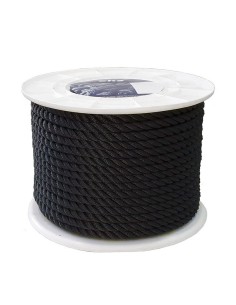 CUERDA POLIESTER 3C 12 MM NEGRO EHS