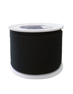 CUERDA POLIESTER 3C 6 MM NEGRO EHS