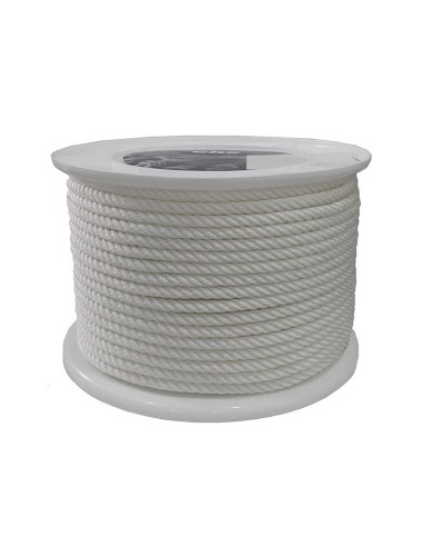 CUERDA POLIESTER 3C 8 MM BLANCO EHS