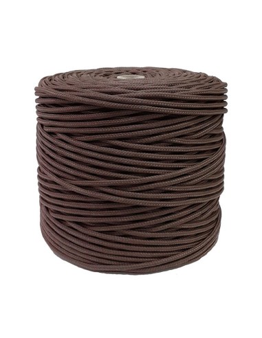 CUERDA POLIPROP. TRENZ. 5 MM MARRON EHS