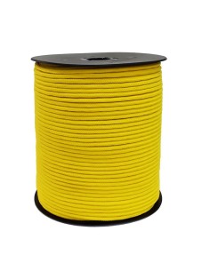 GOMA ELAST. POLIESTER 4MM 200M AMAR. EHS