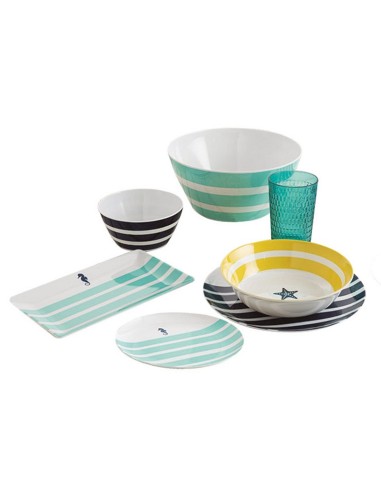 MELAMINA ATLANTIC QD. PLATO POSTRE 20CM.