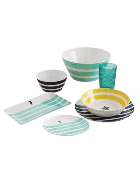 MELAMINA ATLANTIC QD. PLATO POSTRE 20CM.