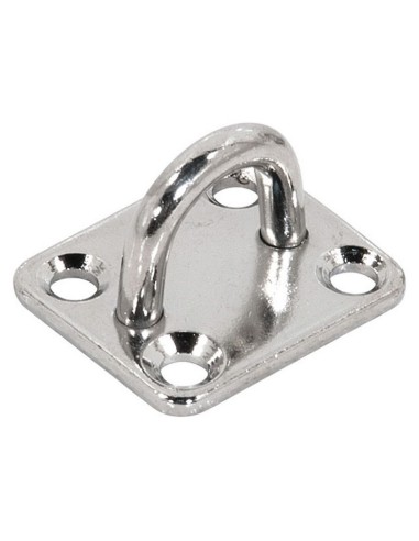 ASA AMARRE C/PLACA 6MM. INOX A316 10 ud.