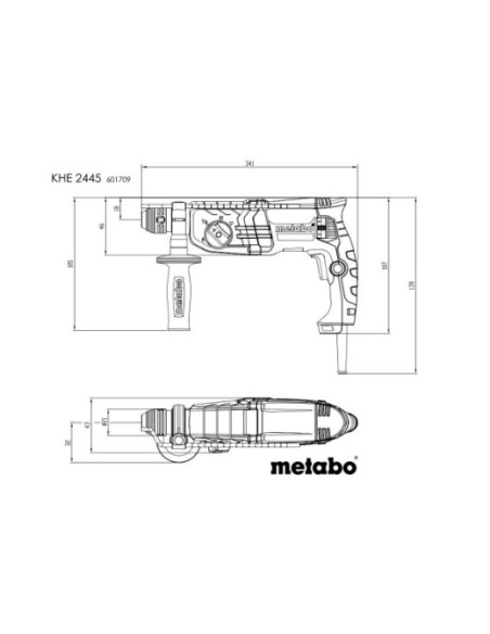 MARTILLO KHE 2445 METABO