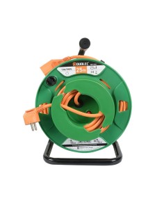 ENROLLACABLE TAMBOR ELECT. NARANJA 25 M 2