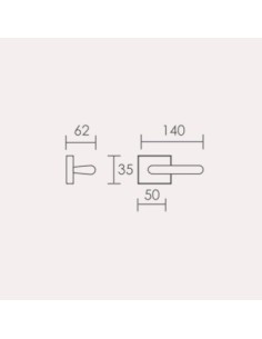 JGO. MANIVELAS C/ROSETA RECTAN. 50x35 LONDON GRAFITO 2