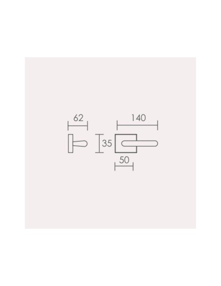 JGO. MANIVELAS C/ROSETA RECTAN. 50x35 LONDON GRAFITO