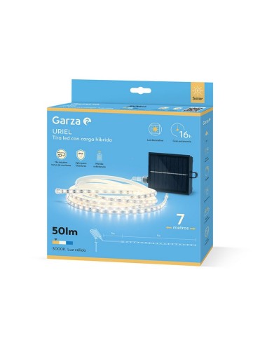 TIRA LED SOLAR URIEL 50LM 30K