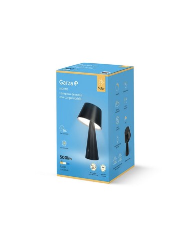 LAMPARA LED SOLAR MOMO 500LM 30K