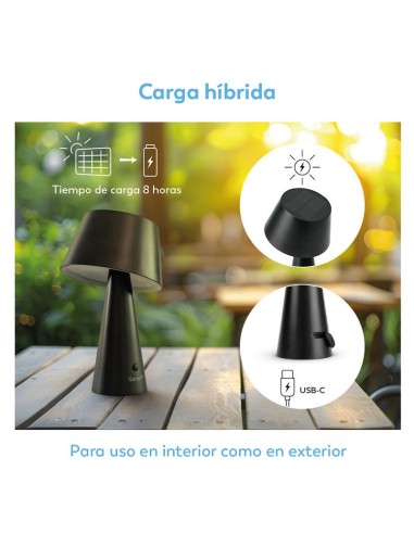 LAMPARA LED SOLAR MOMO 500LM 30K