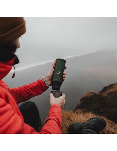 MÁQUINA DE CAFÉ EXPRESO PORTÁTIL VERDE