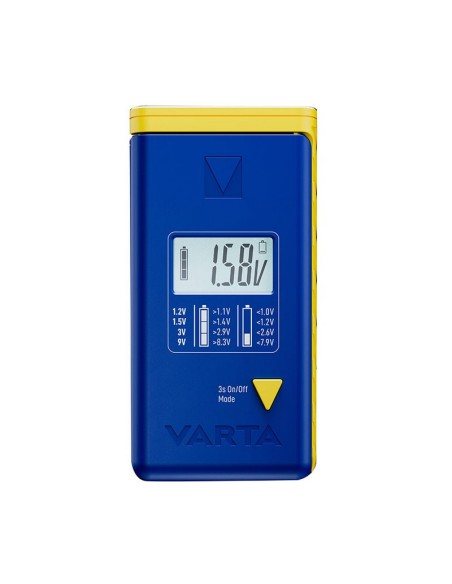 COMPROBADOR DE PILAS VARTA LCD