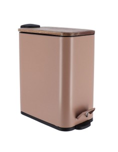 CUBO DE BAÑO RECTANGULAR 5L.AMBAR