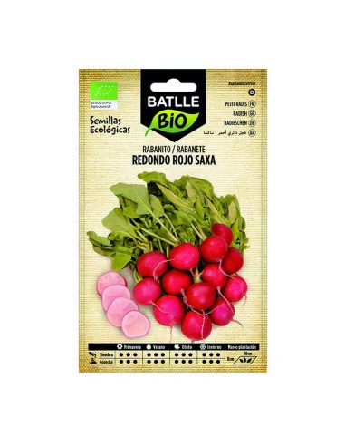 SEMILLAS RABANITO  ROJO ECO BIO 10 BOL