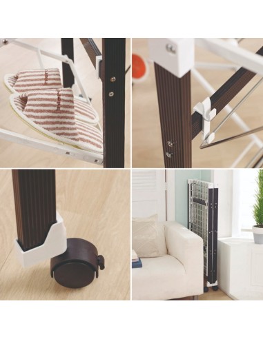 TENDEDERO PLEGABLE INOX/ABS C/RUEDAS HABITEX