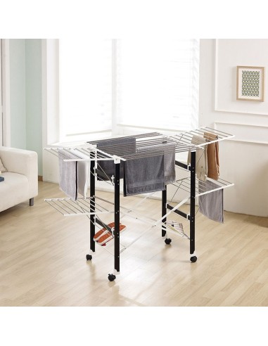 TENDEDERO PLEGABLE INOX/ABS C/RUEDAS HABITEX