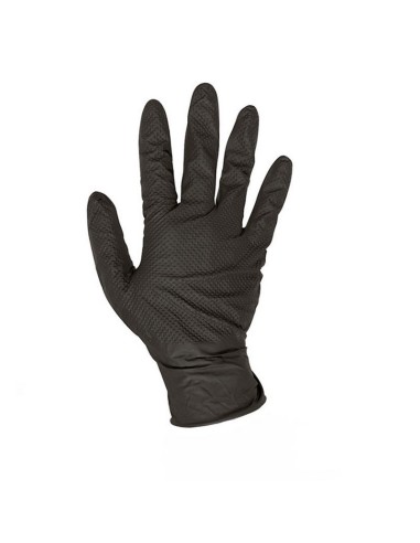 GUANTE NITRILO DESECHABLE WORK-13 NG T9