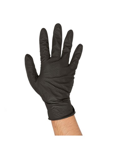 GUANTE NITRILO DESECHABLE WORK-13 NG T10