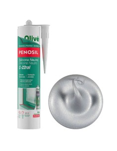 SILICONA NEUTRA C-22 ALUMINIO 9006 300ML