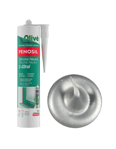 SILICONA NEUTRA C-22 ALUMINIO 300ML