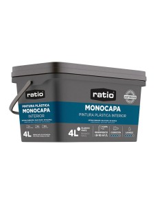CUBETA MONOCAPA ANTIMOHO RATIO 4 LT