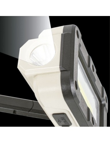 LINTERNA COB MULTIPOSIC.RECARG.380LM.