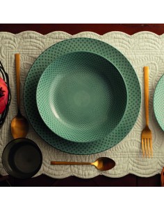 VAJILLA 18 PIEZAS COUPE AURORA