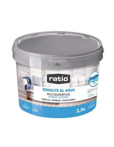 ESMALTE ACRIL.BTE MULT. BL.RATIO 2.5L