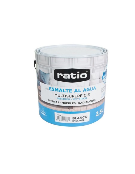 ESMALTE ACRIL.BTE MULT. BL.RATIO 2.5L