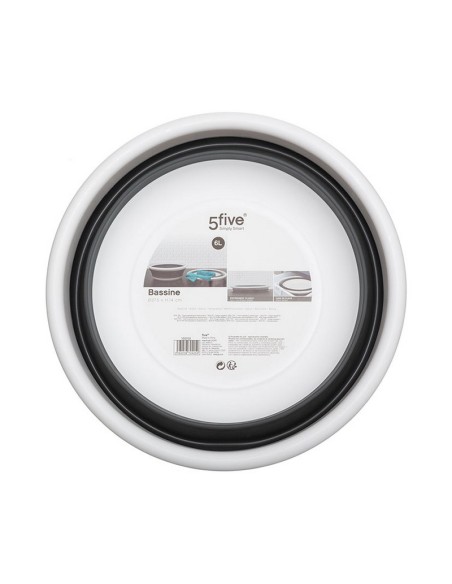 BARREÑO PLEGABLE 6 LTS. COLOR GRIS