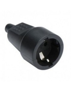 BASE GOMA 16A 230V NEGRO