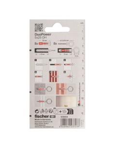 BLISTER DUOPOWER 5X25OH BL 8 UD.FISCHER 2