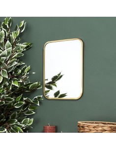 ESPEJO DECO CONTORNO DORE CUADRADO