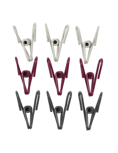 PINZA PARA CERRAR BOLSAS, PACK 9 UNDS.