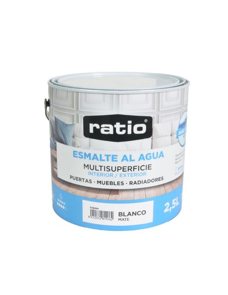 ESMALTE ACRIL.MATE MULT. BL.RATIO 2.5L