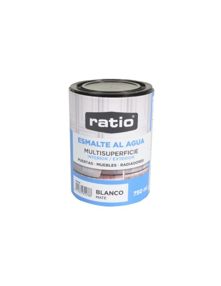 ESMALTE ACRIL.MATE MULT. BL.RATIO 750ML
