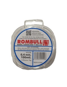 HILO PESCA MONOFASICO NYLON 0,40/100M