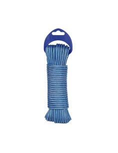 CUERDA POLIP. 4MM ALMA TEXT./15M AZ/BL